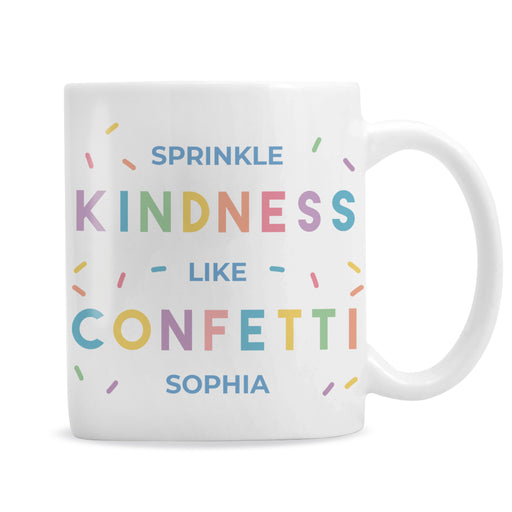 Personalised Kindness Like Confetti Mug - The Gift Cabin UK