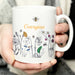 Personalised Wild Flowers Mug - The Gift Cabin UK