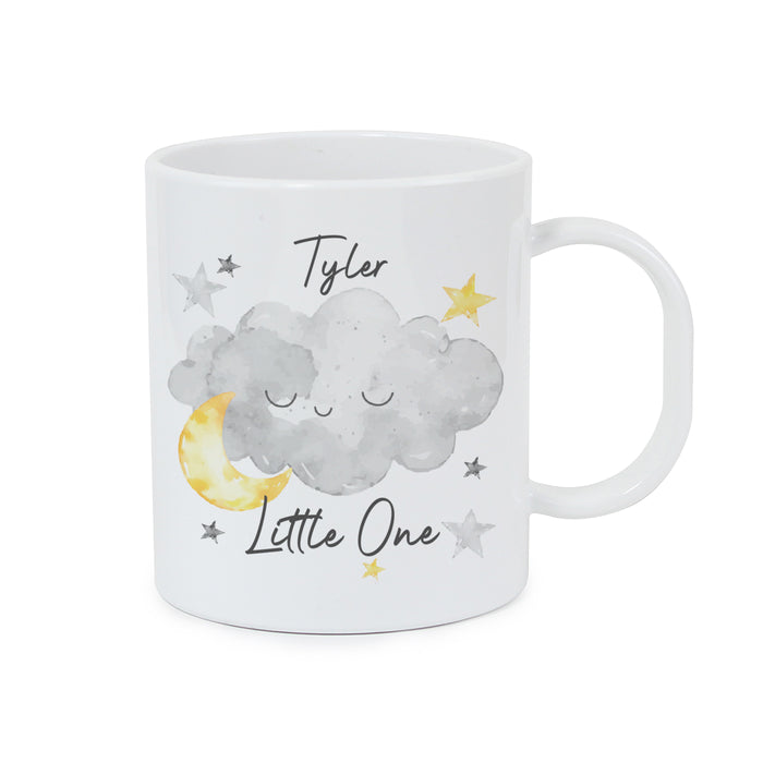 Personalised Little One Cloud Plastic Mug - The Gift Cabin UK