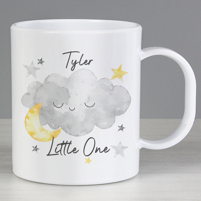 Personalised Little One Cloud Plastic Mug - The Gift Cabin UK