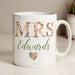 Personalised Mrs Autumnal Mug - The Gift Cabin UK