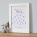 Personalised Cloud Fingerprint A4 Framed Print - The Gift Cabin UK