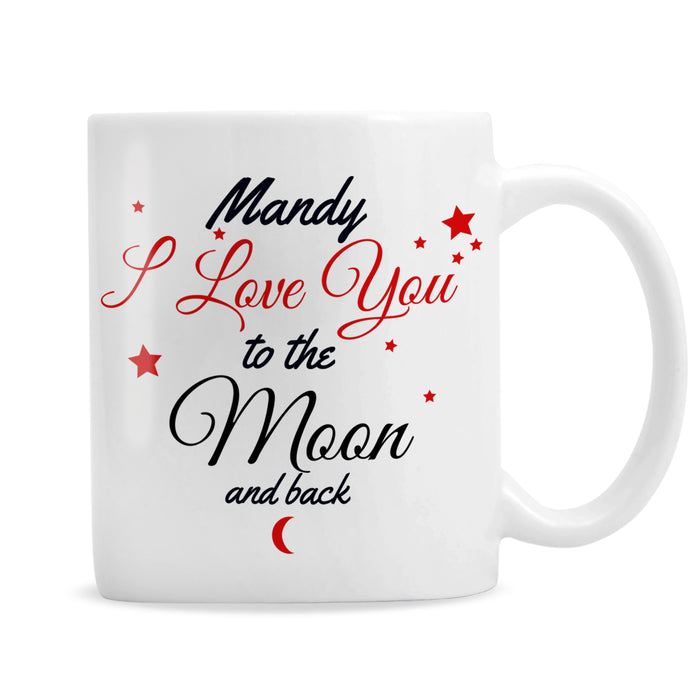 Personalised To The Moon & Back Mug - The Gift Cabin UK