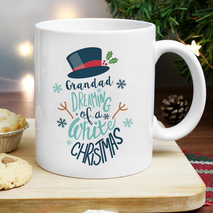 Personalised White Christmas Mug - The Gift Cabin UK