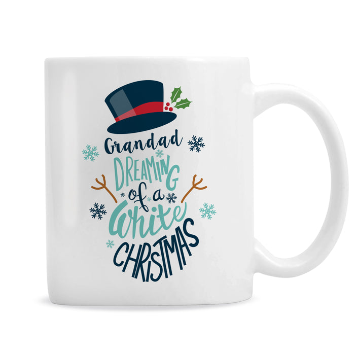 Personalised White Christmas Mug - The Gift Cabin UK