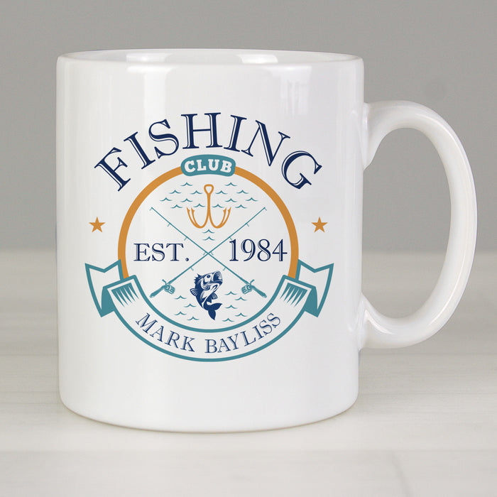 Personalised Fishing Club Mug - The Gift Cabin UK