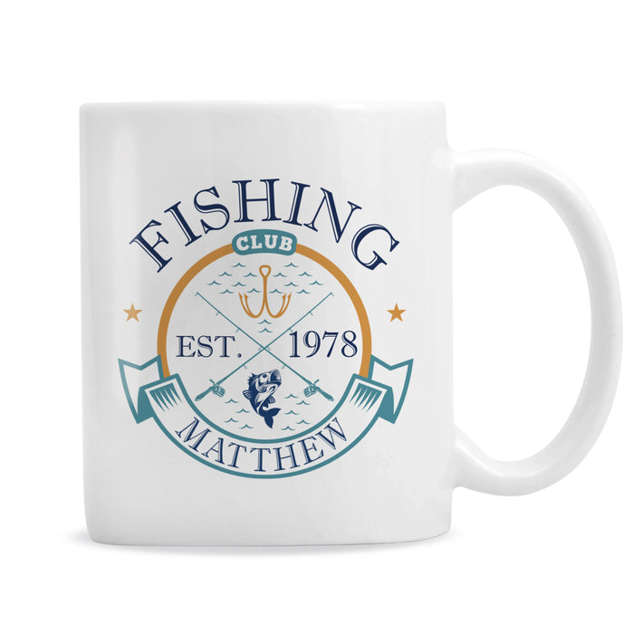 Personalised Fishing Club Mug - The Gift Cabin UK