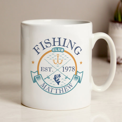 Personalised Fishing Club Mug - The Gift Cabin UK