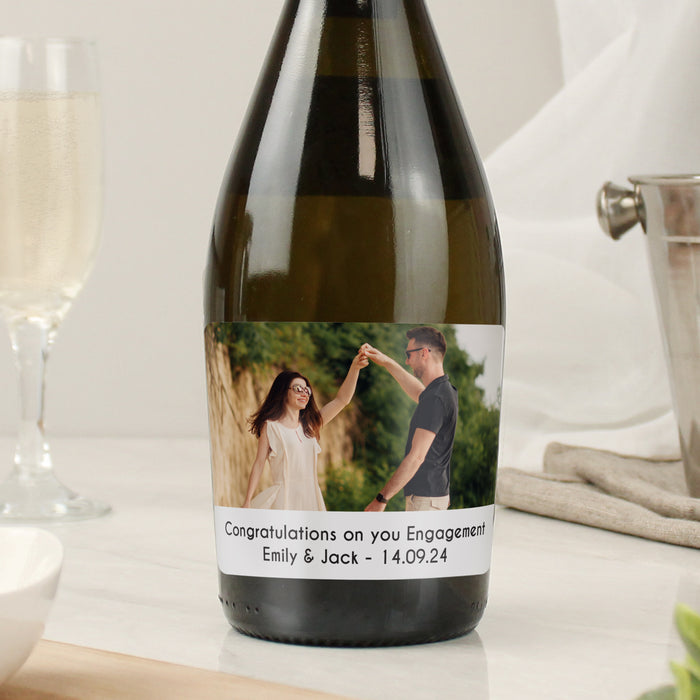 Personalised Photo Upload Bottle of Prosecco - The Gift Cabin UK