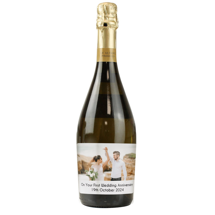 Personalised Photo Upload Bottle of Prosecco - The Gift Cabin UK