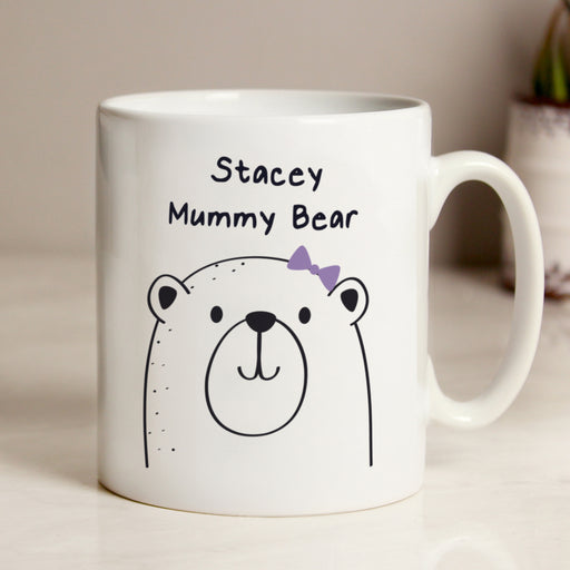 Personalised Mummy Bear Mug - The Gift Cabin UK