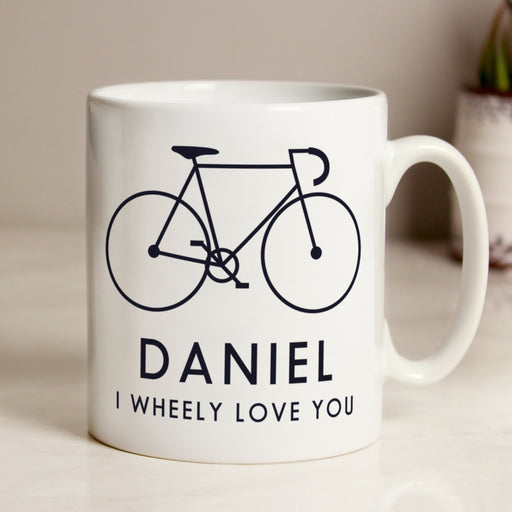 Personalised I Wheely Love You Bike Mug - The Gift Cabin UK