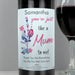 Personalised Just Like A Mum Red Wine - The Gift Cabin UK