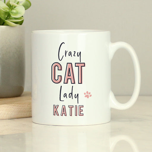 Personalised Crazy Cat Lady Mug - The Gift Cabin UK