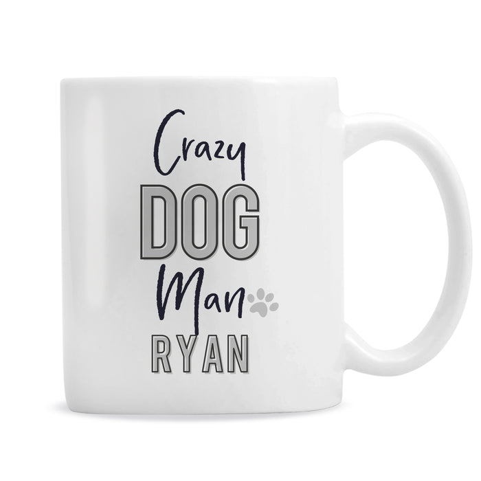 Personalised Crazy Dog Man Mug - The Gift Cabin UK