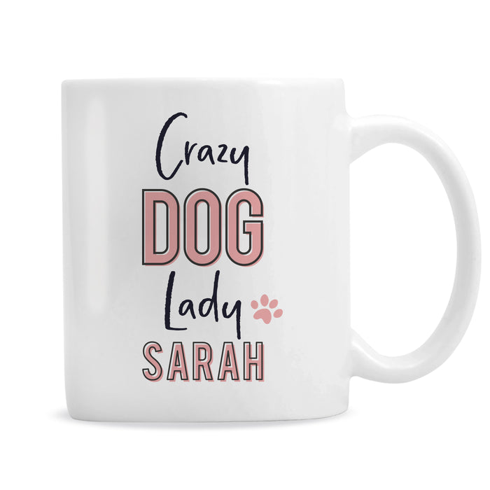 Personalised Crazy Dog Lady Mug - The Gift Cabin UK