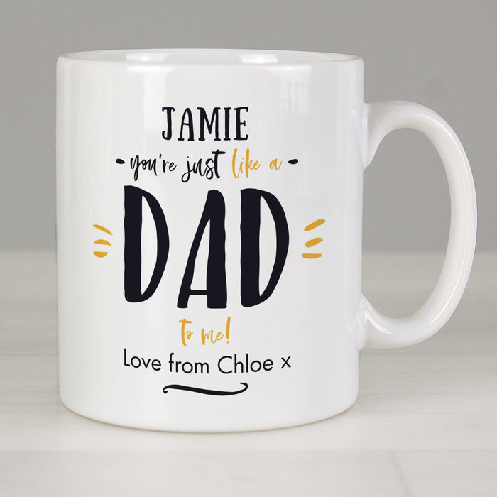 Personalised Just Like A Dad Mug - The Gift Cabin UK