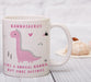 Personalised More Awesome Pink Dinosaur Mug - The Gift Cabin UK