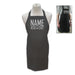 Personalised Black Apron with Name - Head Chef Design - The Gift Cabin UK