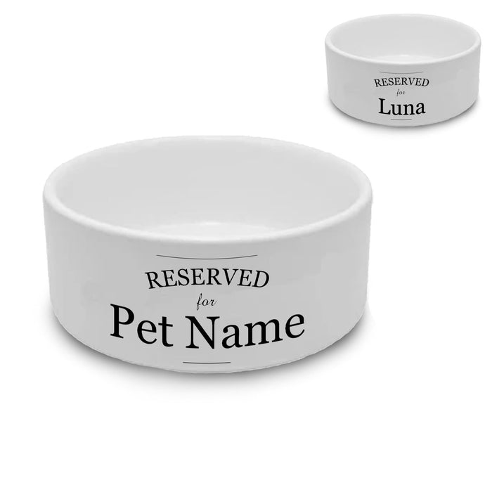 Personalised Dog Bowl with Reserved Design - The Gift Cabin UK