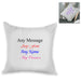 Personalised Cushion - Add Any Message - The Gift Cabin UK