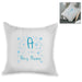 Personalised Cushion - Letter is for Name Design in Blue - The Gift Cabin UK