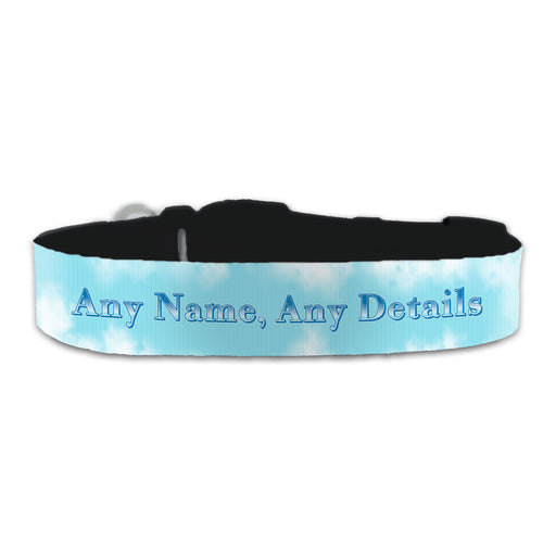 Personalised Large Dog Collar with Sky Background - The Gift Cabin UK