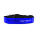 Personalised Small Dog Collar with Blue Background - The Gift Cabin UK