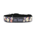 Personalised Small Dog Collar with Floral Background - The Gift Cabin UK