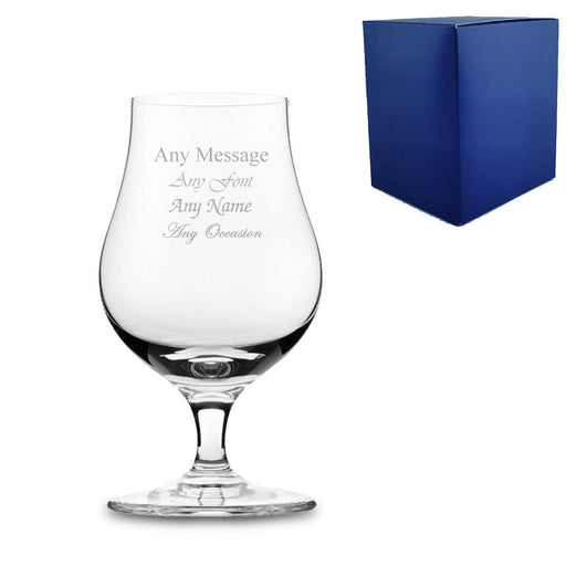 Engraved 6.75oz Single Malt Whiskey Tasting Glass with Gift Box - The Gift Cabin UK