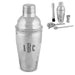 Engraved Cocktail Shaker Set with Triple Initials - The Gift Cabin UK