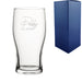 Engraved Tulip Pint Glass with Daddy Est. Date design - The Gift Cabin UK