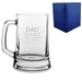 Engraved Beer Mug with Superhero Dad design - The Gift Cabin UK