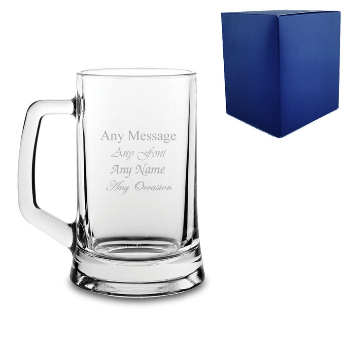 Engraved 14oz Tankard Beer Mug - The Gift Cabin UK