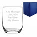 Engraved Sude Whisky Glass Stemless Gin Tumbler - The Gift Cabin UK