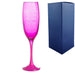 Engraved Pink Champagne Flute - The Gift Cabin UK