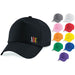 Embroidered Adults Cap with Offset Initials Design Image 1