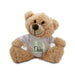 Soft Light Brown Teddy Bear Toy with T-shirt with Initial and Name Design - The Gift Cabin UK