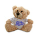 Soft Light Brown Teddy Bear Toy with T-shirt with Name in Cloud Design - The Gift Cabin UK