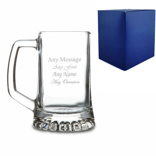 Engraved 9.5oz Stern Tankard with Gift Box - The Gift Cabin UK