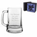 Engraved Tankard Beer Mug Stein with Premium Satin Lined Gift Box - The Gift Cabin UK