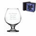 Engraved Brandy Cognac Glass with Premium Satin Lined Gift Box - The Gift Cabin UK