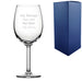 Engraved Primetime Bordeaux Wine Glass - The Gift Cabin UK