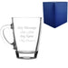 Engraved 300ml Glass Coffee Cup - The Gift Cabin UK