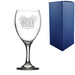 Engraved Wine Glass with World's Best Boyfriend Design - The Gift Cabin UK