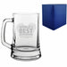 Engraved Tankard Beer Mug with World's Best Boyfriend Design - The Gift Cabin UK