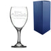 Engraved Wine Glass with Happy Valentines Design - The Gift Cabin UK