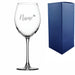 Engraved Enoteca Wine Glass with Name and Heart Design - The Gift Cabin UK