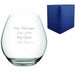 Engraved 24.5oz Large Stemless Wine Glass - The Gift Cabin UK