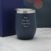 Engraved Dark Blue Insulated Travel Cup - The Gift Cabin UK